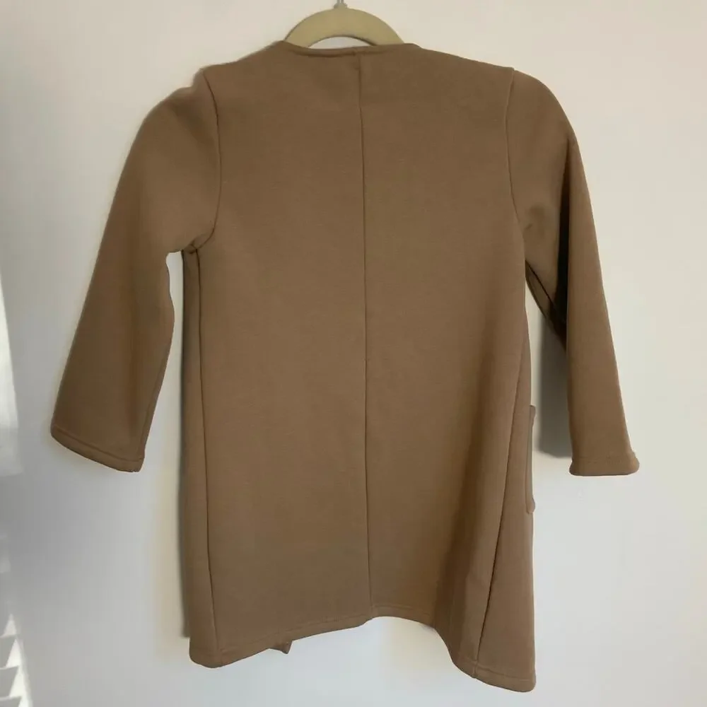 Pleat Hadley Cardigan in‎ Coffee NWT size 8